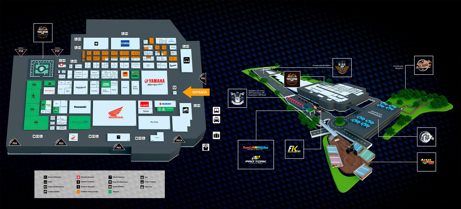 mapa evento Mapa do Evento